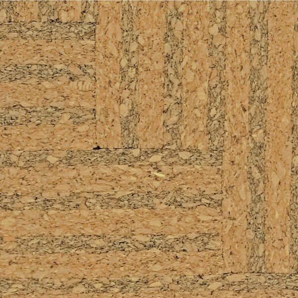 Home Legend Take Home Sample - Natural Herringbone Cork Flooring - 5 in. x 7 in.