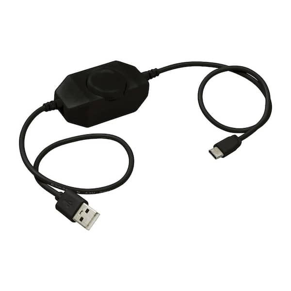 Generation Lighting Disk Lighting Black In-Line Dimmer