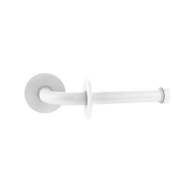 Allied Brass Remi Collection European Style Toilet Tissue Holder in Matte White