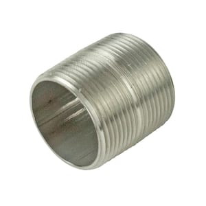 1/2 in. Close Stainless Steel Nipple