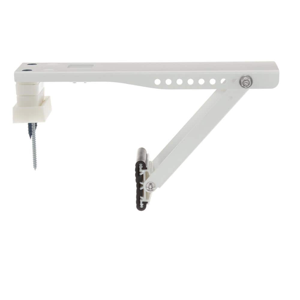 Universal White Steel Light-Duty Air Conditioner Support Bracket