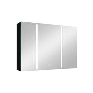 40 in. W x 30 in. H Rectangular Aluminum Medicine Cabinet with Mirror