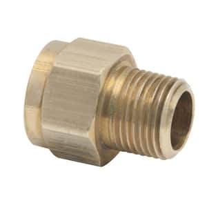1/2 in. Female Flare x 3/8 in. MIP Brass Gas Fitting Adapter