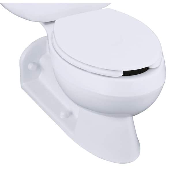 KOHLER Barrington 15 in. H x 14.9 in. W x 31.5 in. D Elongated Toilet Bowl Only in White