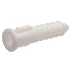 IT#Z 8 Screw /& Anchor Hillman White Ribbed Plastic Anchor #6-8 x 1/" 40 sets-