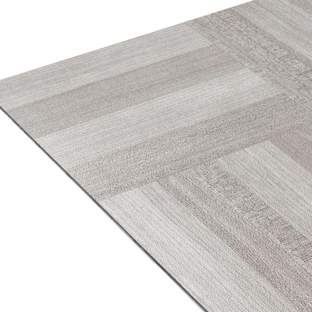 Ash Gray Wood 12" x 12" Self-Adhesive Vinyl Floor Tiles