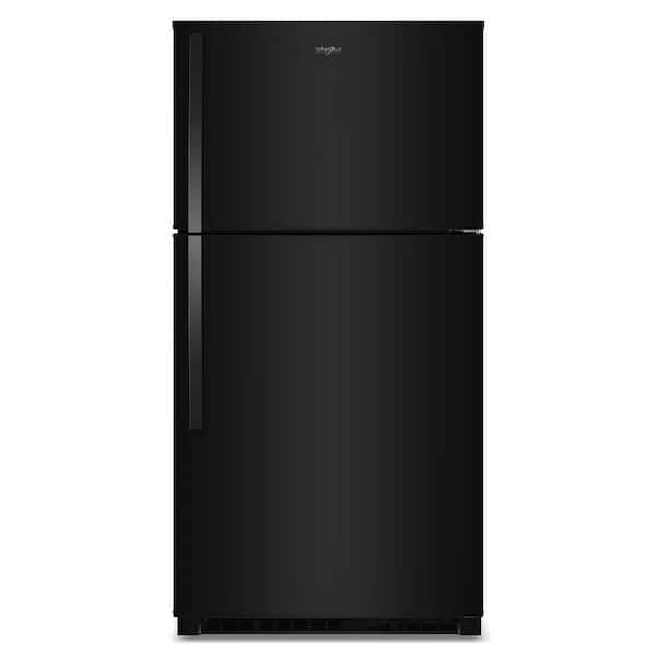 Whirlpool 21.3 cu. ft. Top Freezer Refrigerator in Black