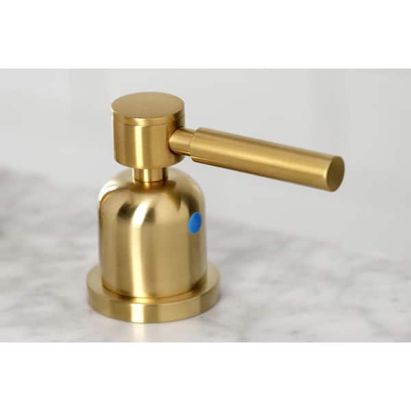 Concord 8 in. Widespread 2-Handle Bathroom Faucet in Brushed Brass