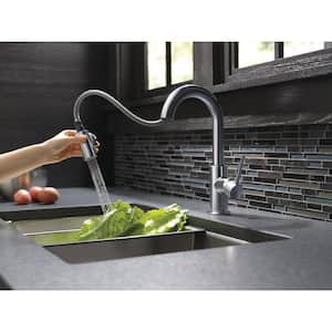 Trinsic Single-Handle Pull-Down Sprayer Bar Faucet with MagnaTite Docking in Arctic Stainless