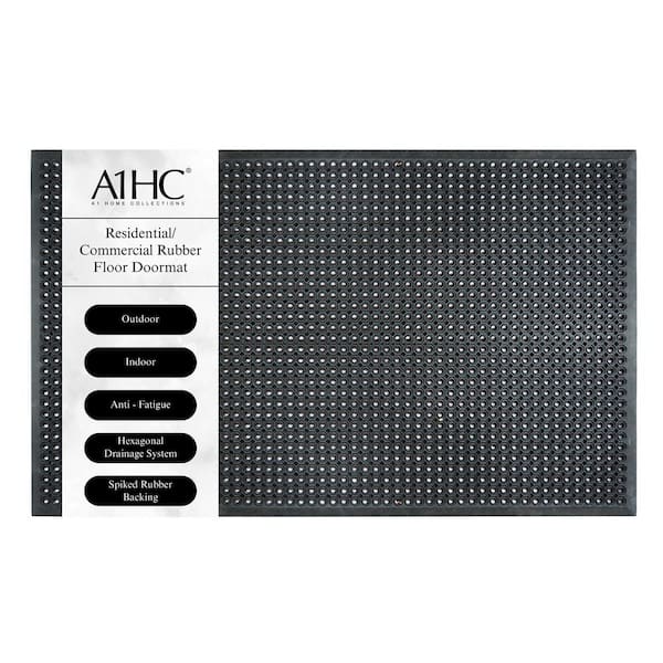 A1HC All Purpose Durable Non-Slip 36 in. x 60 in. Rubber Anti-Fatigue Drainage Floor Mat Ideal for Commercial Home Use