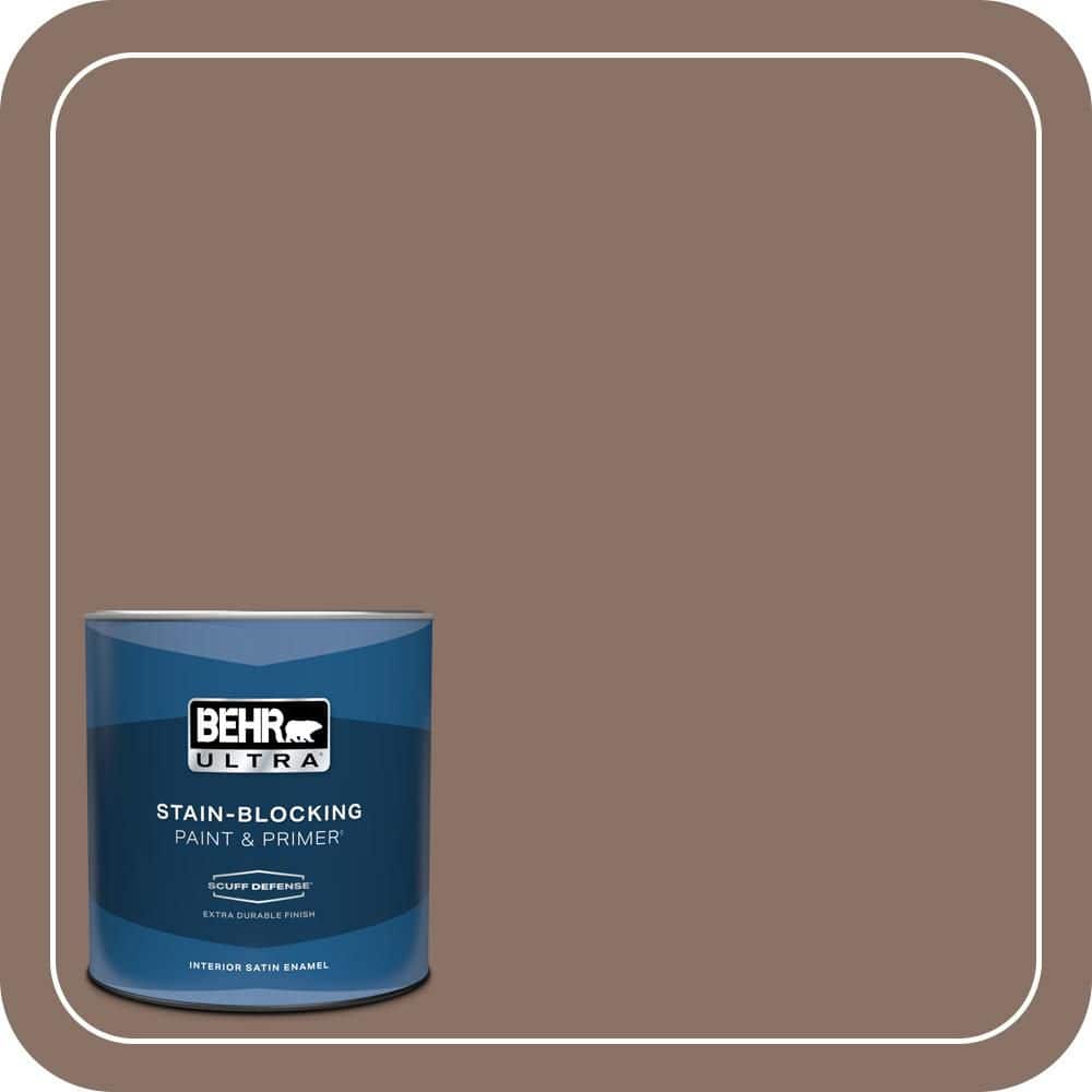 1 qt. #770B-6 Oakwood Brown Extra Durable Satin Enamel Interior Paint & Primer price history on PriceWatchPro