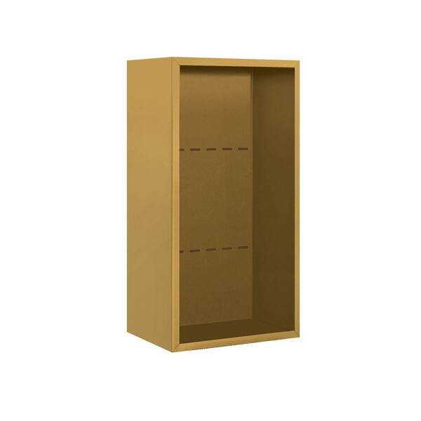 Salsbury Industries 3800 Series 17.5 in. W x 35.125 in. H x 17.5 in. D Surface Mounted Enclosure for Salsbury 3709 Single Column Unit, Gold