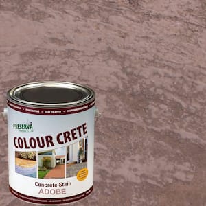 1 Gal. Adobe Semi-Transparent Water-Based Exterior Concrete Stain