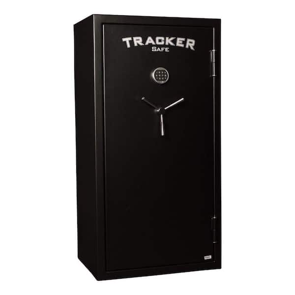 Tracker Safe 24-Gun Fire-Resistant Electronic Lock, Black Powder Coat
