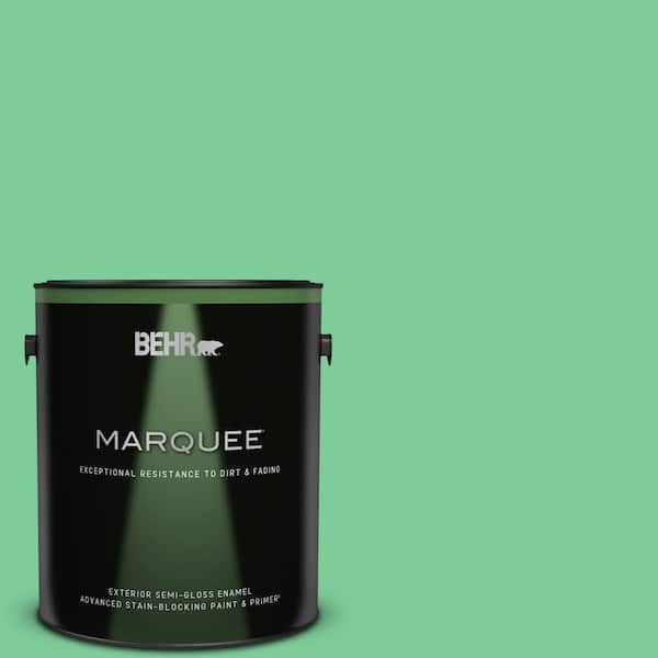 BEHR MARQUEE 1 gal. #460B-4 Garden Glow Semi-Gloss Enamel Exterior Paint & Primer