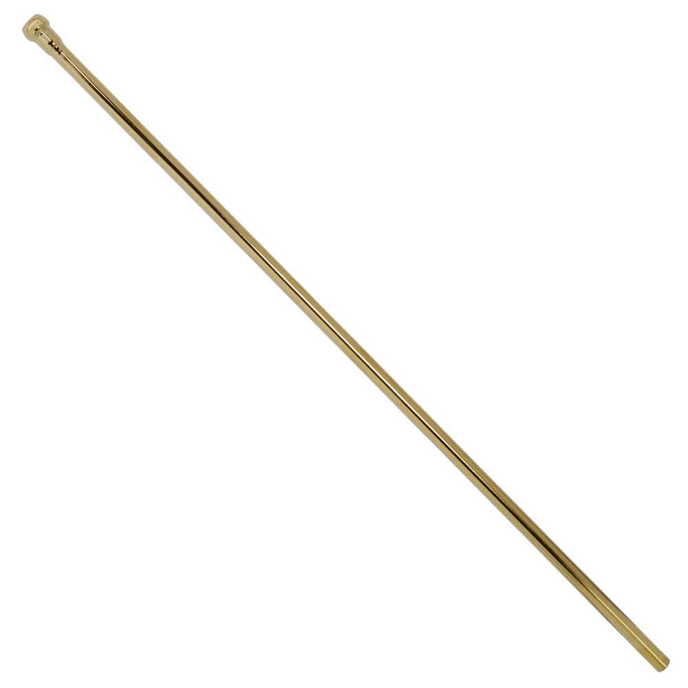 3/8 in. x 20 in. Brass Bullnose Faucet Supply Riser in Polished Brass-DISCONTINUED price history on PriceWatchPro