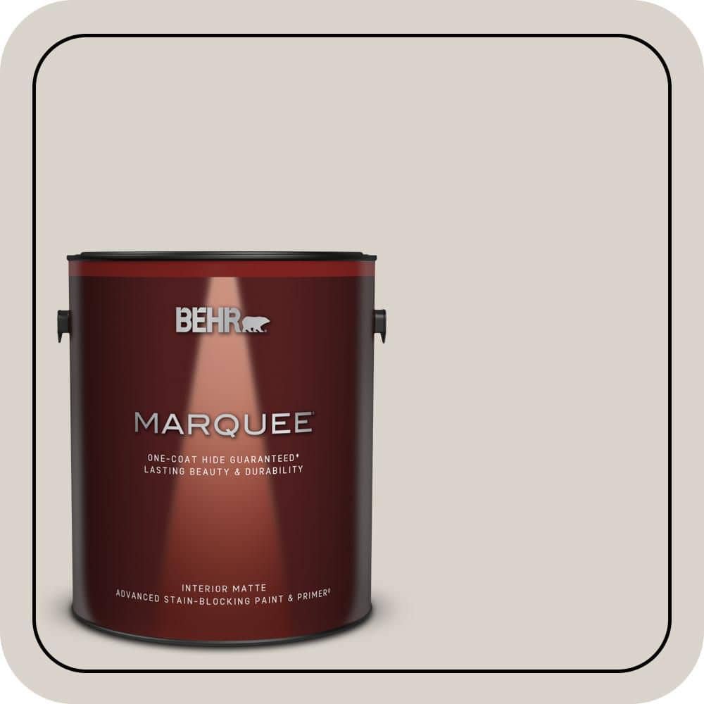 1 gal. #N200-1 Moth Gray Matte Interior Paint & Primer price history on PriceWatchPro