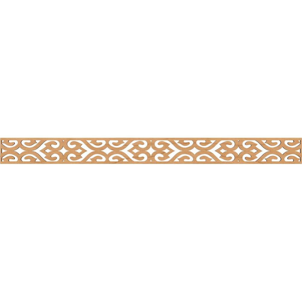 Keene Fretwork 0.25 in. D x 46.375 in. W x 4 in. L Maple Wood Panel Moulding price history on PriceWatchPro