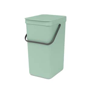 Sort and Go 4.2 Gal. (16 l) Jade Green Plastic Indoor Recycling Bin