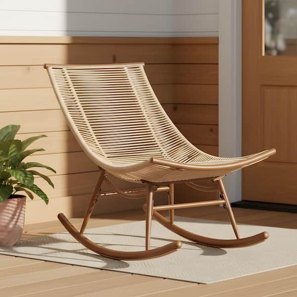 CHRISTOPHER KNIGHT HOME Storm Beige PE Rattan and Metal Patio