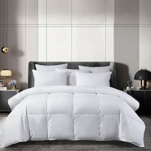 King 300-Thread Count Sateen Cotton All Seasons European Down Comforter