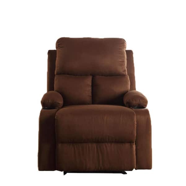 Unbranded Chocolate Microfiber Recliner