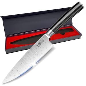 8 in. German High Carbon Steel Partial Tang Chef's Knives