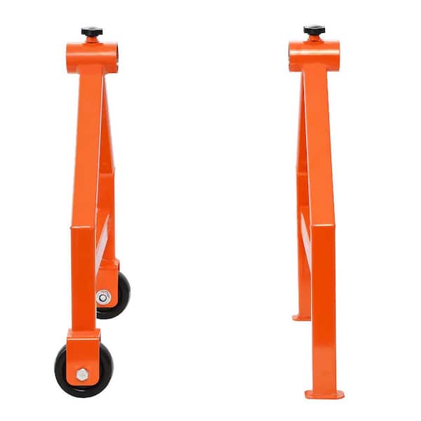 Wire Spool Rack 220 lbs. Load Capacity Portable Cable Caddy Moveable Wire Rack with Wheels Spool Holder Up to 29.9 in.