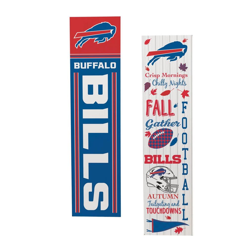 47 in. Double-Sided Leaner Fall Seasonal Porch Sign, Buffalo Bills price history on PriceWatchPro