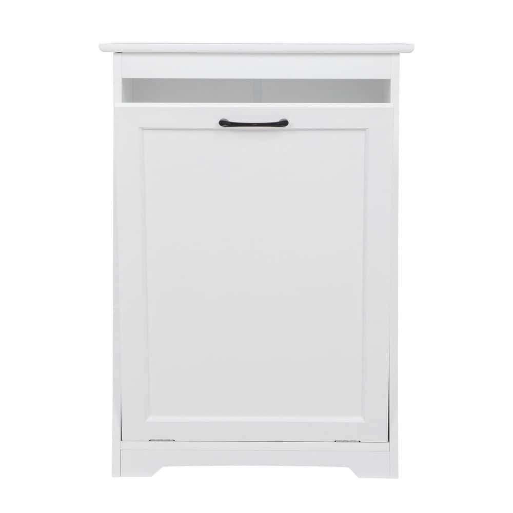 Costway Gray MDF 39.5 in. Wooden Kitchen Sideboard Trash Cabinet Tilt Out  Bin Holder with Drawer and Storage Shelf KC54756GR - The Home Depot