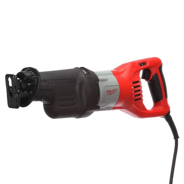 Milwaukee 15 Amp 1-1/4 in. Stroke Orbital SUPER SAWZALL Reciprocating Saw  with Hard Case 6538-21 - The Home Depot