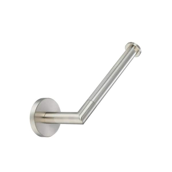Arcadia 6.8 in. Wall Mounted Toilet Paper Holder Satin Nickel