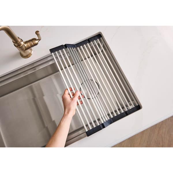 Ruvati Dual-Tier Pro 45 in. Undermount 16-Gauge Stainless Steel
