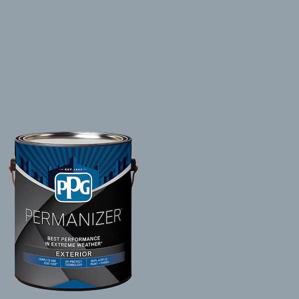 1 gal. PPG1041-5 Quicksilver Semi-Gloss Exterior Paint
