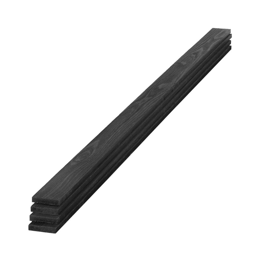 ForgeWood 1 in. x 4 in. x 8 ft. Coal Thermally Modified Poplar Wood Exterior Trim Board (4-Pack) price history on PriceWatchPro