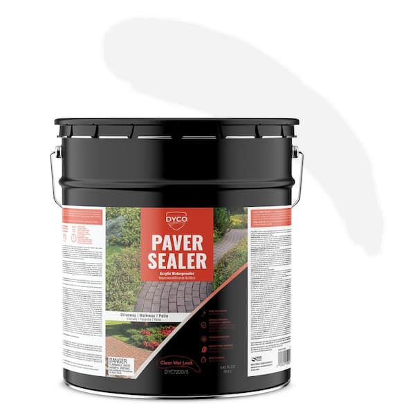 Dyco Paints Paver Sealer 5 gal. 7200 Clear Gloss Exterior Solvent Acrylic Sealer