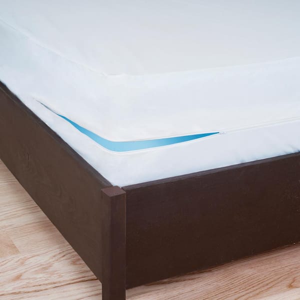 Lavish Home Bed Bug and Dust Mites Full Box Spring Zip Cover 6400001