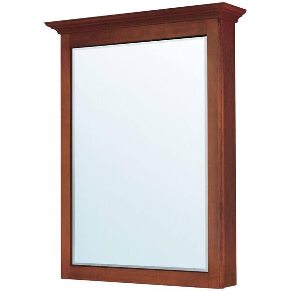 MasterBath 22-3/4 in. x 30-1/3 in. Surface-Mount Medicine Cabinet in Cognac