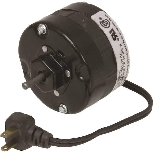 Enclosed Clockwise Exhaust Fan Motor, 120 Volt, .60 Amp, 1,550 Rpm