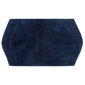 Waterford Collection 100% Cotton Tufted Bath Rug, 24 x 40 Rectangle, Navy