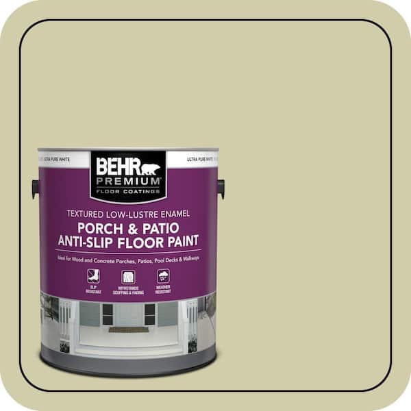 1 gal. #S340-3 Hybrid Textured Low-Lustre Enamel Interior/Exterior Porch and Patio Anti-Slip Floor Paint