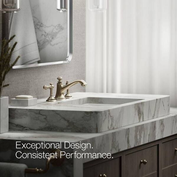 KOHLER Artifacts 5.375 in. Bathroom Sink Spout with Bell Design
