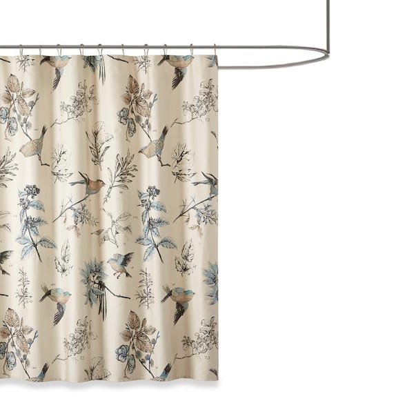 Madison Park Anna Sheer Shower Curtain, 72 x 72 - Macy's