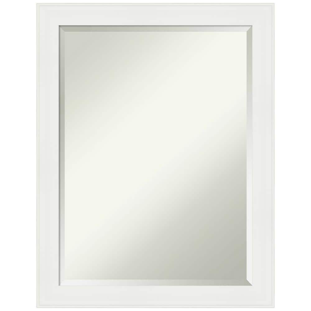 Vanity White 21.5" x 27.5" Rectangular Wall Mirror