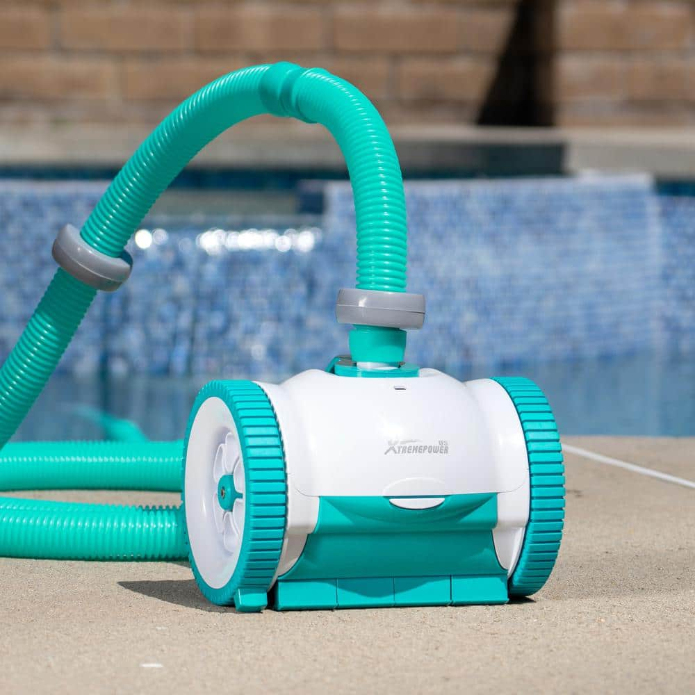 XtremepowerUS 2-Wheel In-Ground Above-Ground Automatic Suction-Side Vacuum Pool Cleaner with 39 ft. Hose