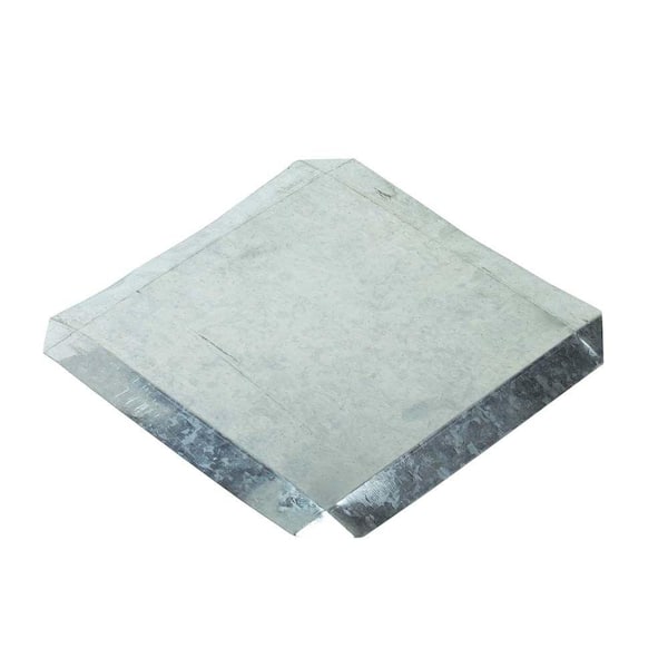 TAMLYN 8 in. x 16 in. Galvanized Steel Pier Cap