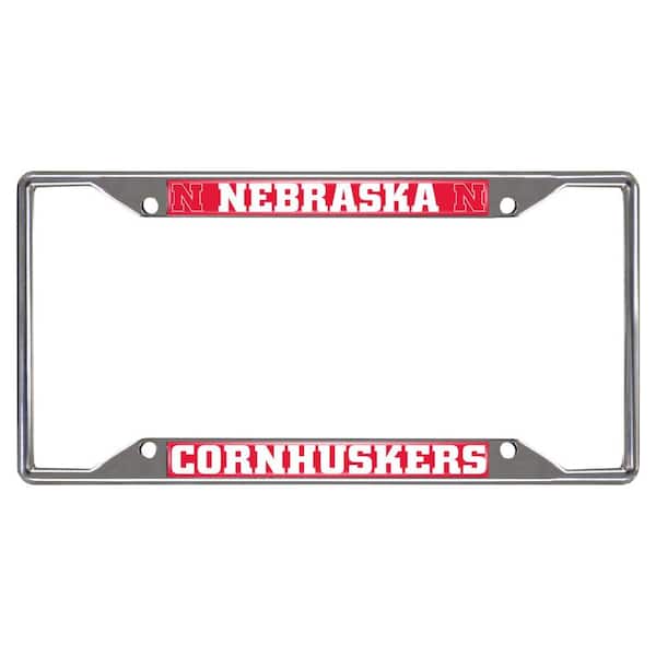 FANMATS NCAA - University of Nebraska License Plate Frame