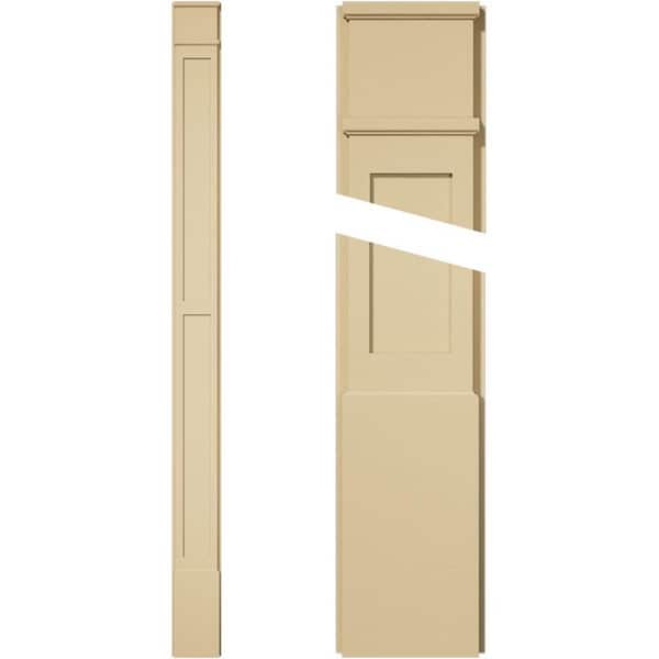 Ekena Millwork 2 in. D x 9 in. W x 120 in. L Primed Polyurethane Pilaster 1- Pack