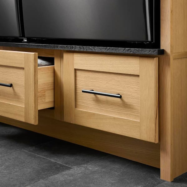 Avondale 18 in. W x 16.5 in. H x 24 in. D Ready To Assemble Plywood Shaker Bench Base in White Oak