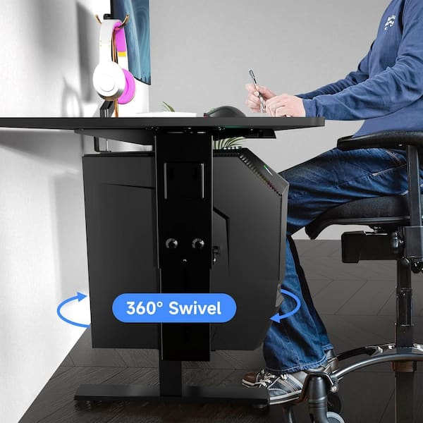 Yichuhaoxi Suptek Adjustable Under Desk and Wall PC Mount